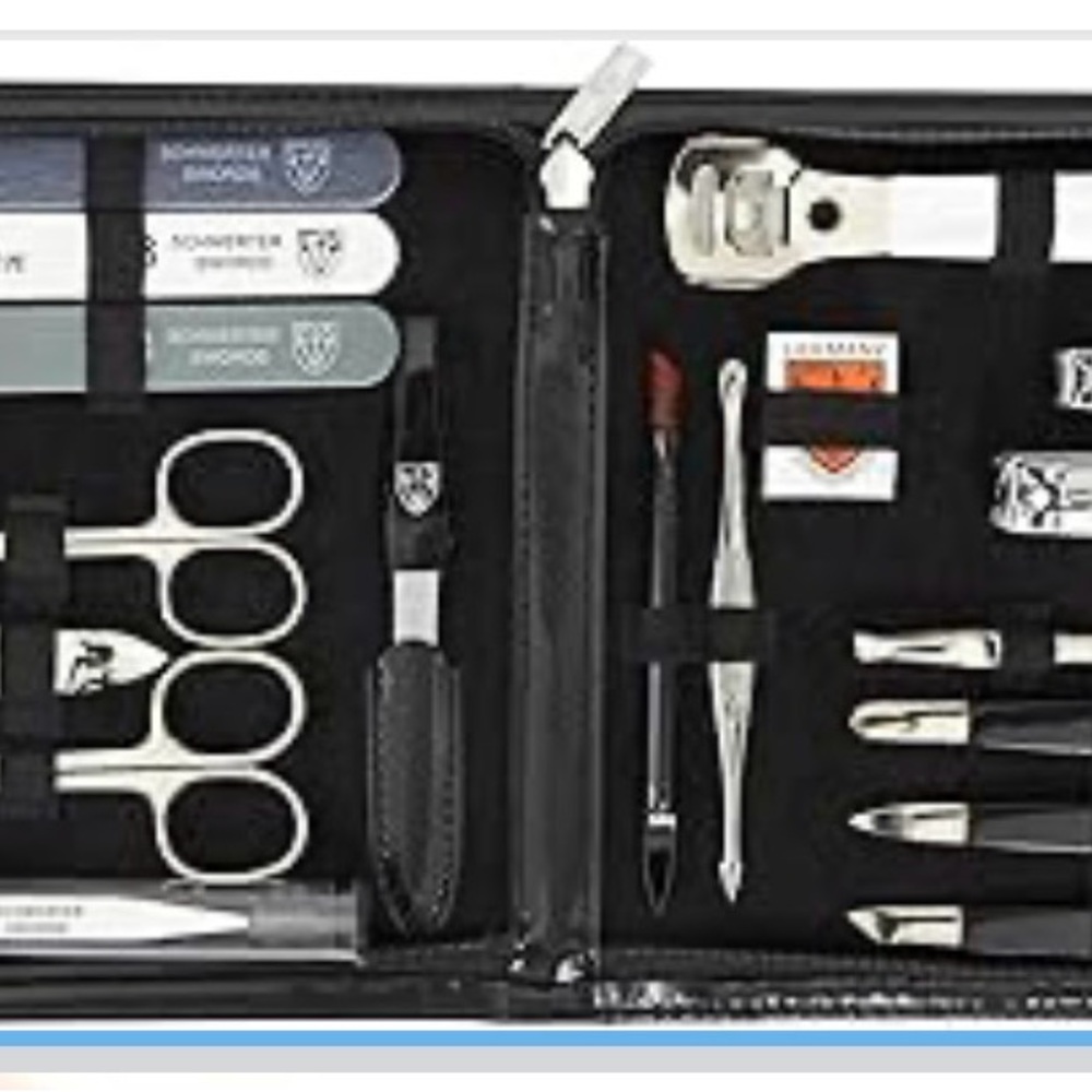 Black and Silver Manicure Set